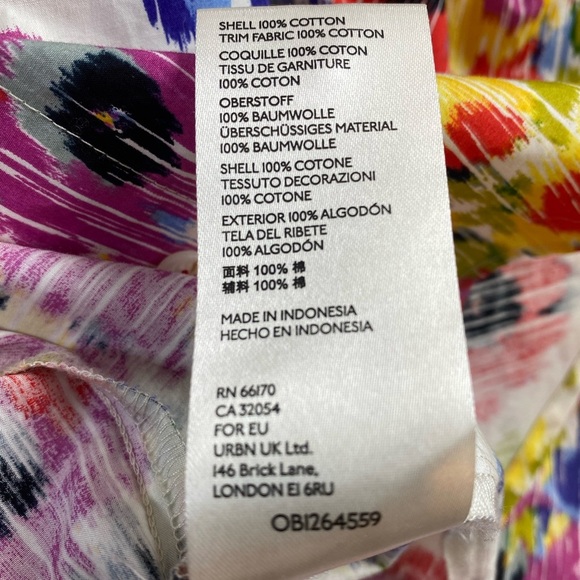 ANTHROPOLOGIE MAEVE Rachael collared  Floral Blouse Balloon Sleeve Size Medium - Picture 12 of 12